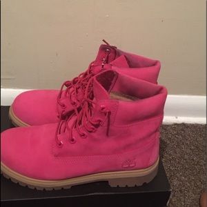 Pink timberlands